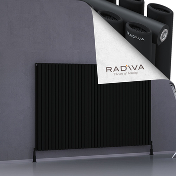 Tano Aluminium Radiator 1200x2080 Black - Thumbnail