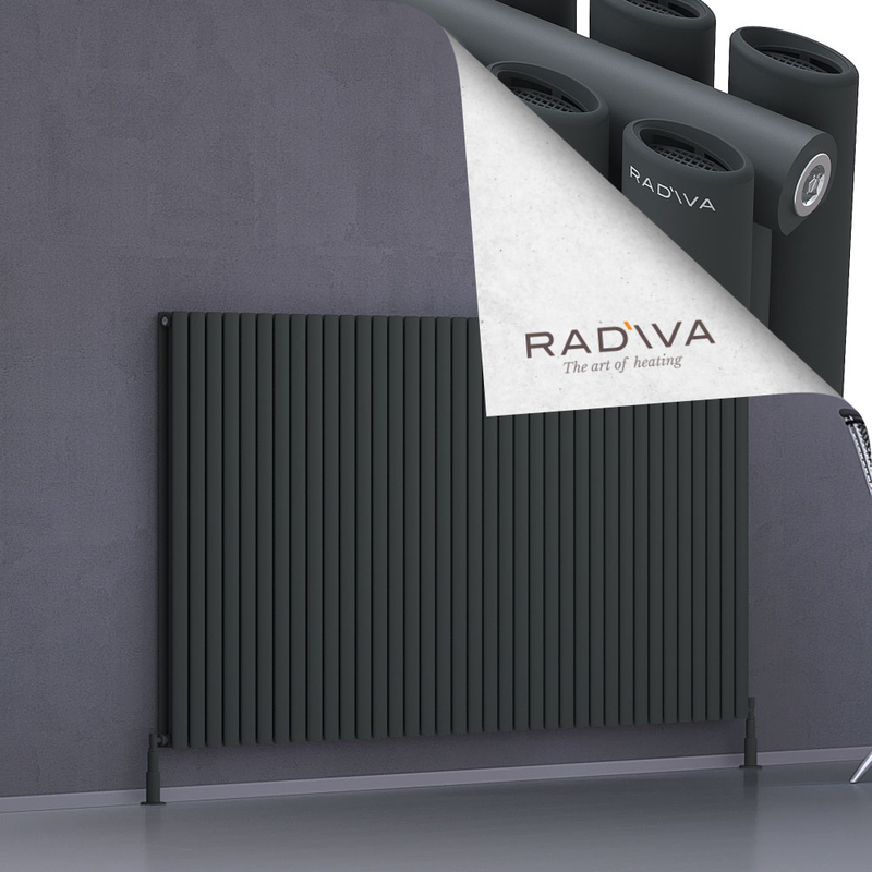 Tano Aluminium Radiator 1200x2138 Dark Anthracite