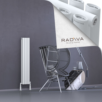 Tano Aluminium Radiator 1200x224 White - Thumbnail