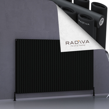 Tano Aluminium Radiator 1200x2254 Black - Thumbnail