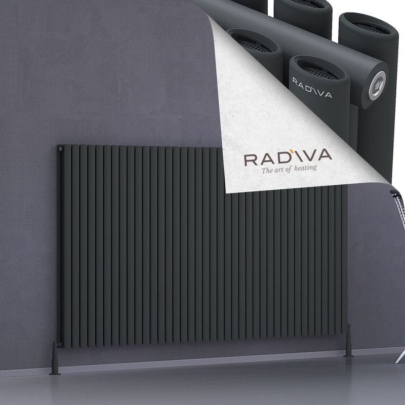 Tano Aluminium Radiator 1200x2254 Dark Anthracite