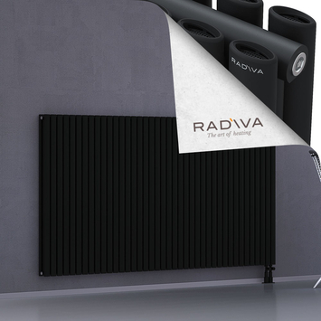 Tano Aluminium Radiator 1200x2312 Black - Thumbnail