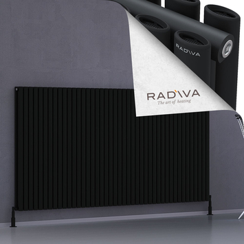 Tano Aluminium Radiator 1200x2486 Black - Thumbnail