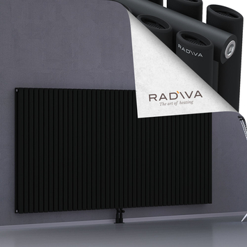 Tano Aluminium Radiator 1200x2486 Black - Thumbnail