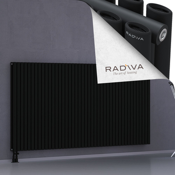 Tano Aluminium Radiator 1200x2486 Black - Thumbnail