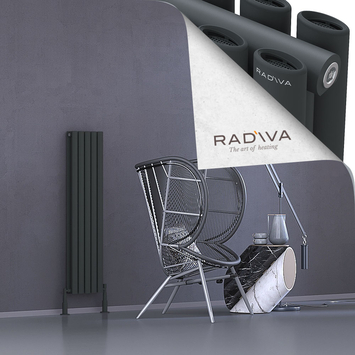 Tano Aluminium Radiator 1200x282 Dark Anthracite - Thumbnail