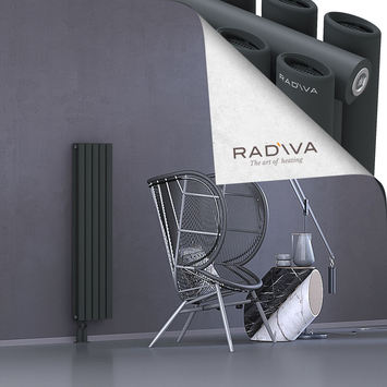 Tano Aluminium Radiator 1200x282 Dark Anthracite - Thumbnail