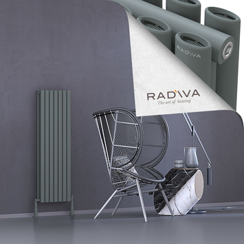 Tano Aluminium Radiator 1200x398 Anthracite - Thumbnail