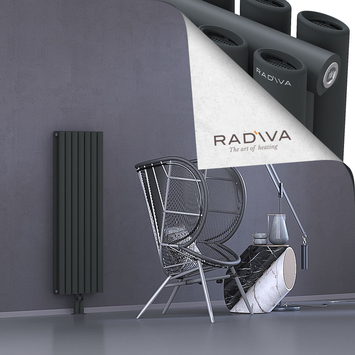 Tano Aluminium Radiator 1200x398 Dark Anthracite - Thumbnail