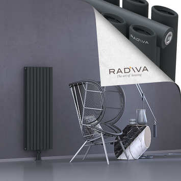 Tano Aluminium Radiator 1200x456 Dark Anthracite - Thumbnail