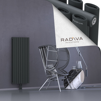 Tano Aluminium Radiator 1200x514 Dark Anthracite - Thumbnail