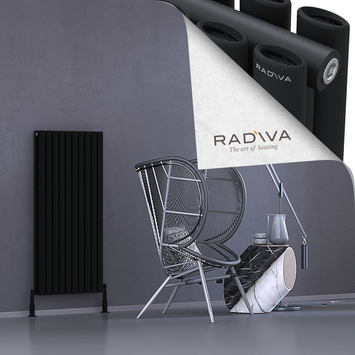 Tano Aluminium Radiator 1200x572 Black - Thumbnail