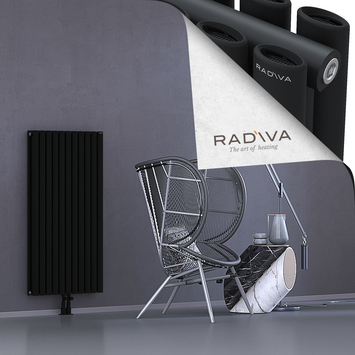 Tano Aluminium Radiator 1200x630 Black - Thumbnail