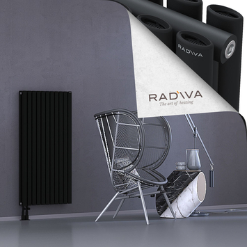 Tano Aluminium Radiator 1200x630 Black - Thumbnail