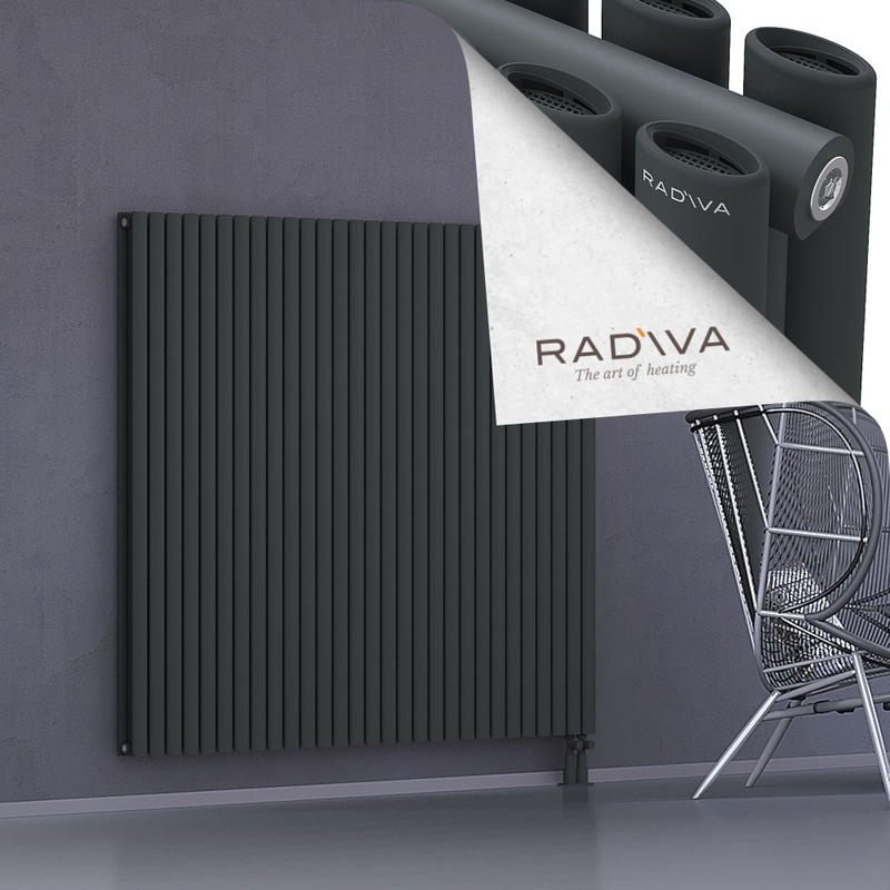 Tano Aluminium Radiator 1500x1674 Dark Anthracite