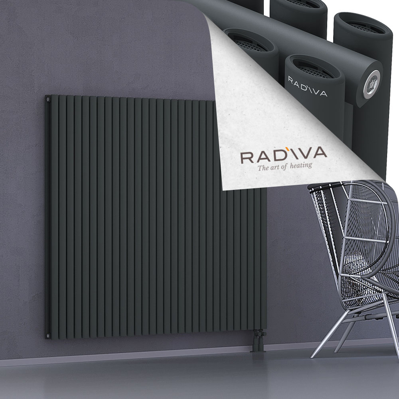 Tano Aluminium Radiator 1500x1732 Dark Anthracite