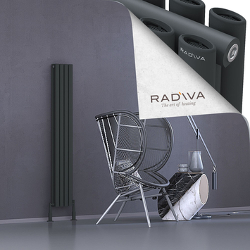 Tano Aluminium Radiator 1500x224 Dark Anthracite - Thumbnail