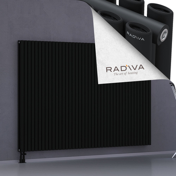 Tano Aluminium Radiator 1500x2370 Black - Thumbnail