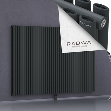 Tano Aluminium Radiator 1500x2370 Dark Anthracite - Thumbnail