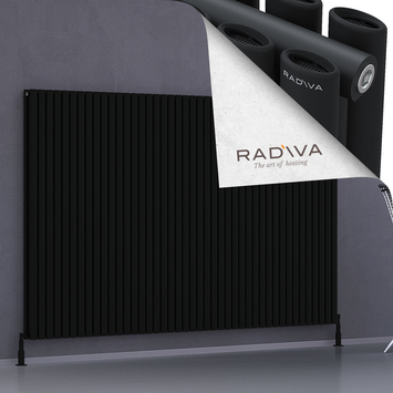 Tano Aluminium Radiator 1500x2486 Black - Thumbnail