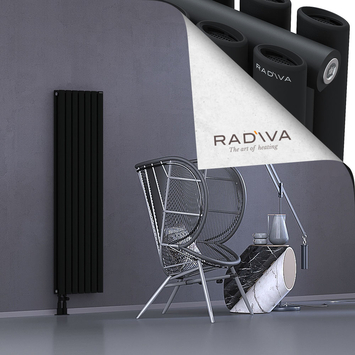 Tano Aluminium Radiator 1500x398 Black - Thumbnail