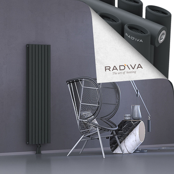 Tano Aluminium Radiator 1500x398 Dark Anthracite - Thumbnail