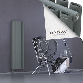 Tano Aluminium Radiator 1500x456 Anthracite - Thumbnail