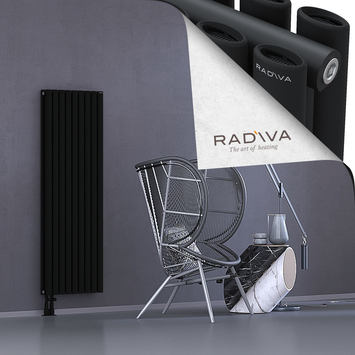 Tano Aluminium Radiator 1500x514 Black - Thumbnail