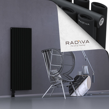 Tano Aluminium Radiator 1500x572 Black - Thumbnail