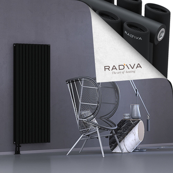 Tano Aluminium Radiator 1500x630 Black - Thumbnail