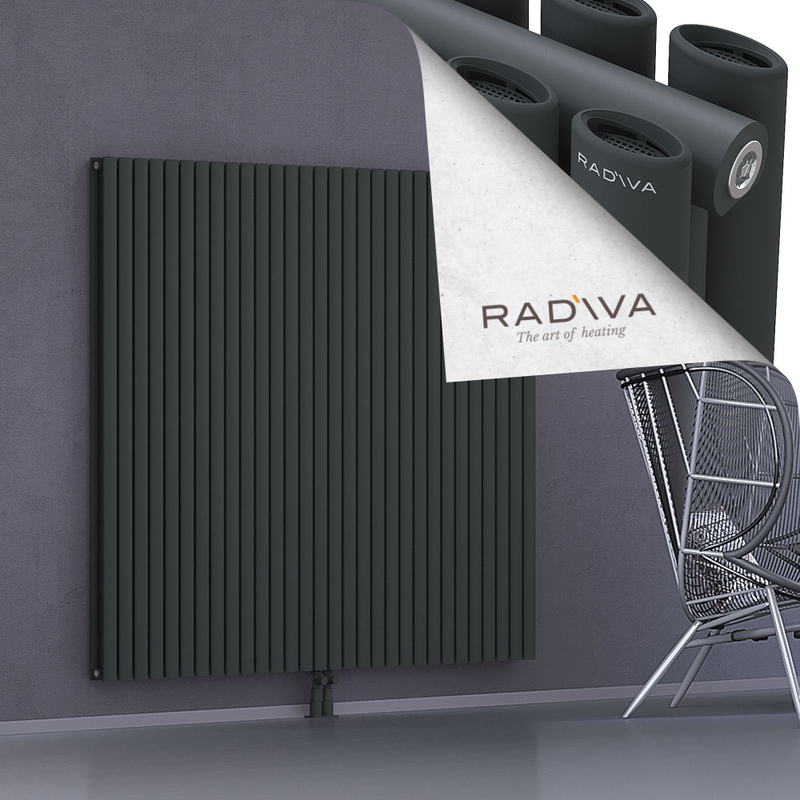 Tano Aluminium Radiator 1600x1732 Dark Anthracite