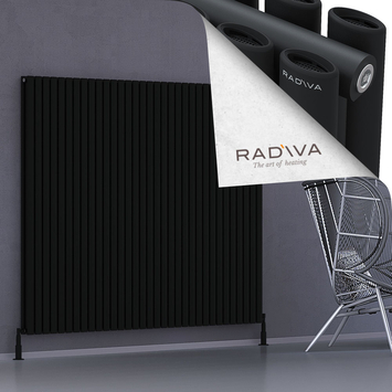 Tano Aluminium Radiator 1600x1906 Black - Thumbnail