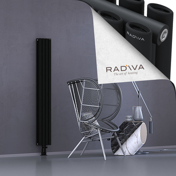 Tano Aluminium Radiator 1600x224 Black - Thumbnail