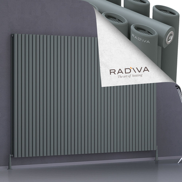 Tano Aluminium Radiator 1600x2486 Anthracite - Thumbnail