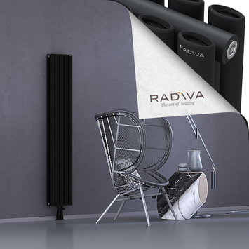 Tano Aluminium Radiator 1600x282 Black - Thumbnail