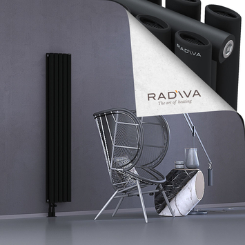 Tano Aluminium Radiator 1600x282 Black - Thumbnail