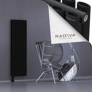 Tano Aluminium Radiator 1600x514 Black - Thumbnail