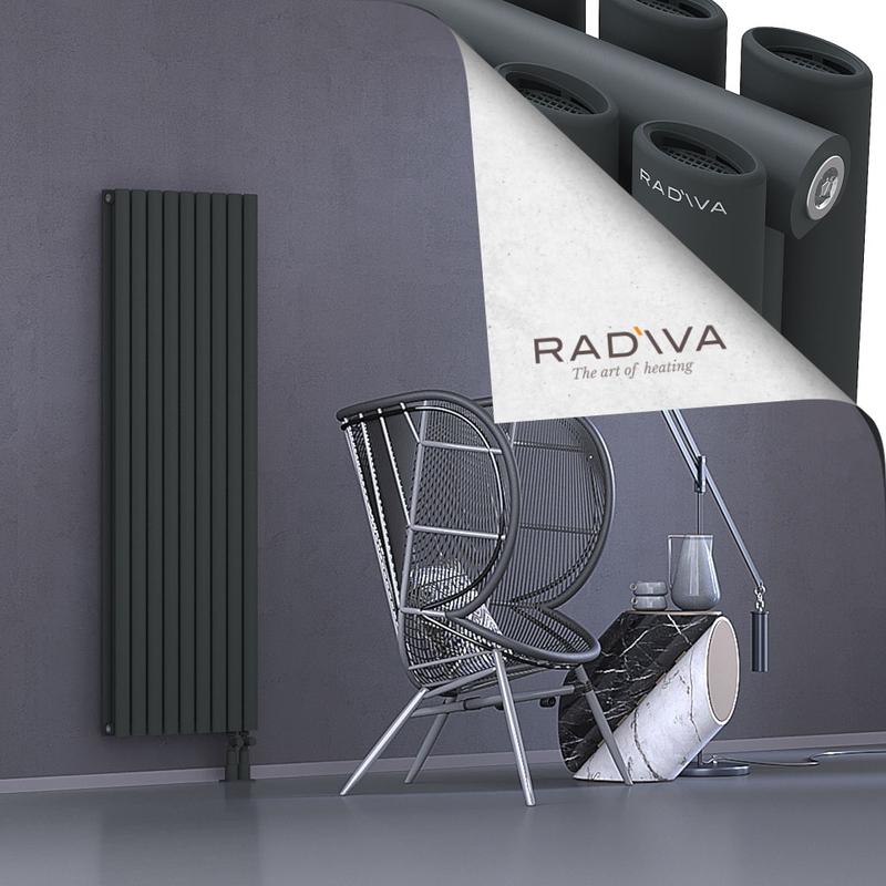 Tano Aluminium Radiator 1600x514 Dark Anthracite