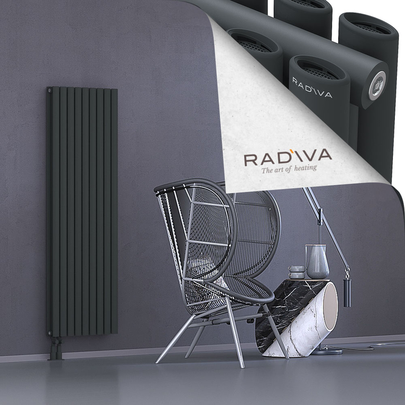 Tano Aluminium Radiator 1600x514 Dark Anthracite