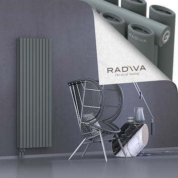 Tano Aluminium Radiator 1600x572 Anthracite - Thumbnail