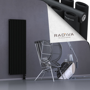 Tano Aluminium Radiator 1600x572 Black - Thumbnail