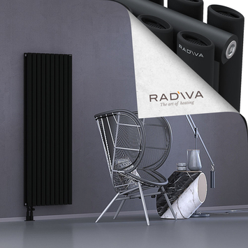 Tano Aluminium Radiator 1600x572 Black - Thumbnail