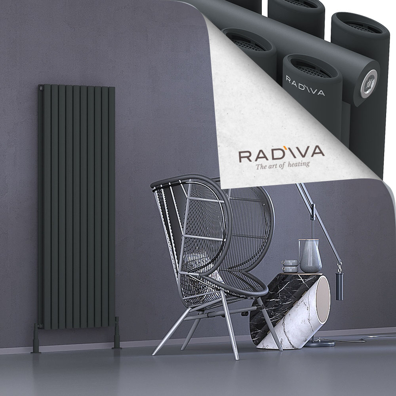 Tano Aluminium Radiator 1600x572 Dark Anthracite