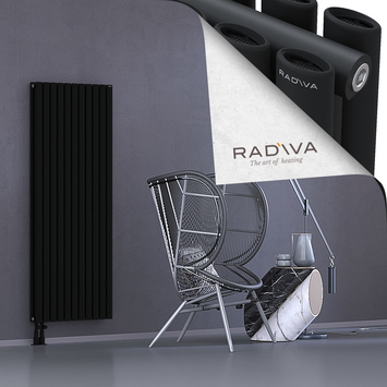 Tano Aluminium Radiator 1600x630 Black - Thumbnail