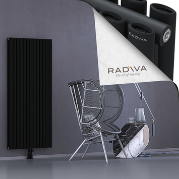 Tano Aluminium Radiator 1600x746 Black - Thumbnail