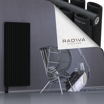 Tano Aluminium Radiator 1600x746 Black - Thumbnail