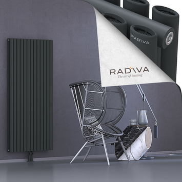 Tano Aluminium Radiator 1600x746 Dark Anthracite - Thumbnail