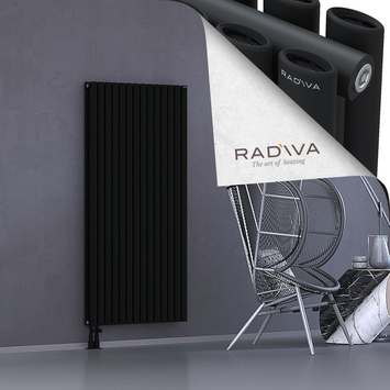 Tano Aluminium Radiator 1600x804 Black - Thumbnail