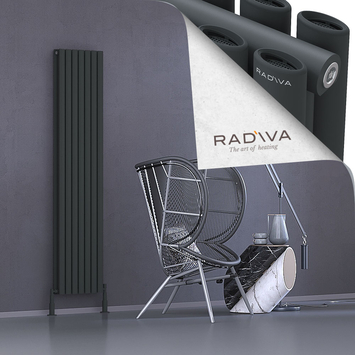 Tano Aluminium Radiator 1800x398 Dark Anthracite - Thumbnail