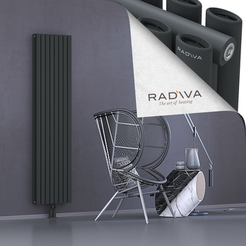 Tano Aluminium Radiator 1800x456 Dark Anthracite - Thumbnail